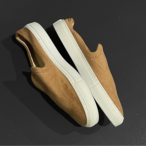 Jenni Kayne Suede Slider Slip On Sneakers in Honey EU 40 Neutral Casual - Picture 4 of 7